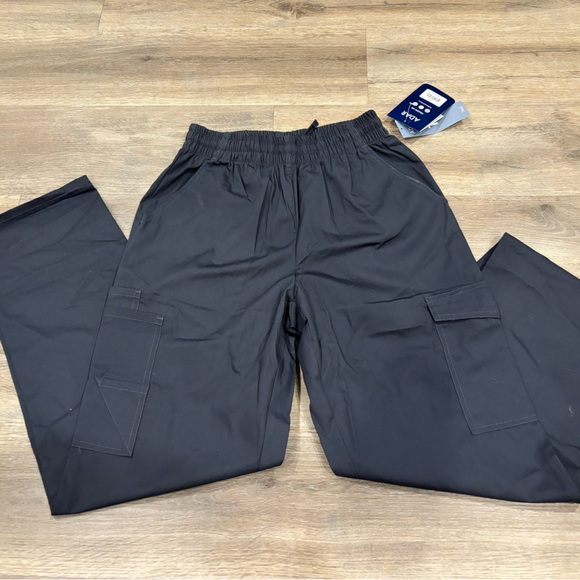 Small Tall Pewter classic fit scrub pants NOT FIGS - Picture 2 of 3